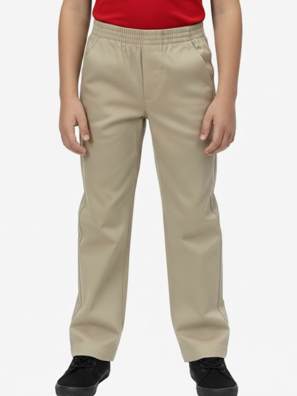 Unik Kids Khaki Elastic-Waist Uniform Pants Size 12 Brand new